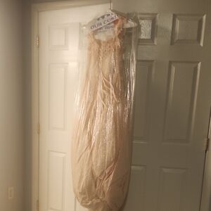 Elegant Cream Prom Dress